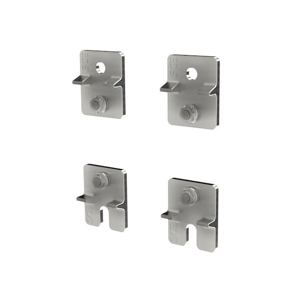 Mounting Kit, 6 in. H x 8 in. W x 2 in. L, Die-Cast Zinc
